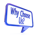 why choose us sign